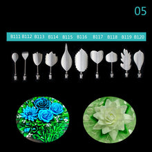 3D Jelly Flower Art Tools Russian Tulip Nozzles 3D Gelatin Art Tools Jello Gurbias 10-Piece-Tool Set 92799