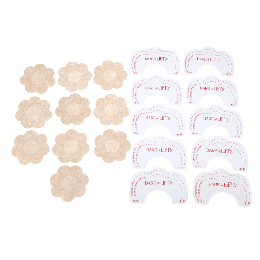 New 5 pair Instant Lift + 5 pair Nipple Cover Lift Up Instant Breast Lift Beauty Breast Stickers Adhesive Bras Bra Stickers Lift