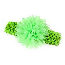 10 Pieces Babys Headbands Girls Headband Chiffon Flower Hair Bow Feida