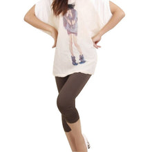 Pregnant Women Elastic Capris Pants Solid Pleated Cotton Maternity Clothes Leggings