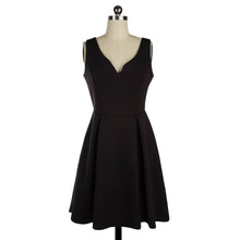 V Neck Little Black Dress Women Elegant Empire Waist Backless Party Dresses Robe Femme Off Shoulder Women Dress