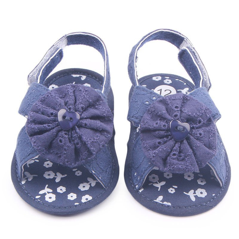 New Baby Girls Infant Toddler Sandals Shoes Soft Sole Kids Crib Walking Sneaker Prewalker Shoe