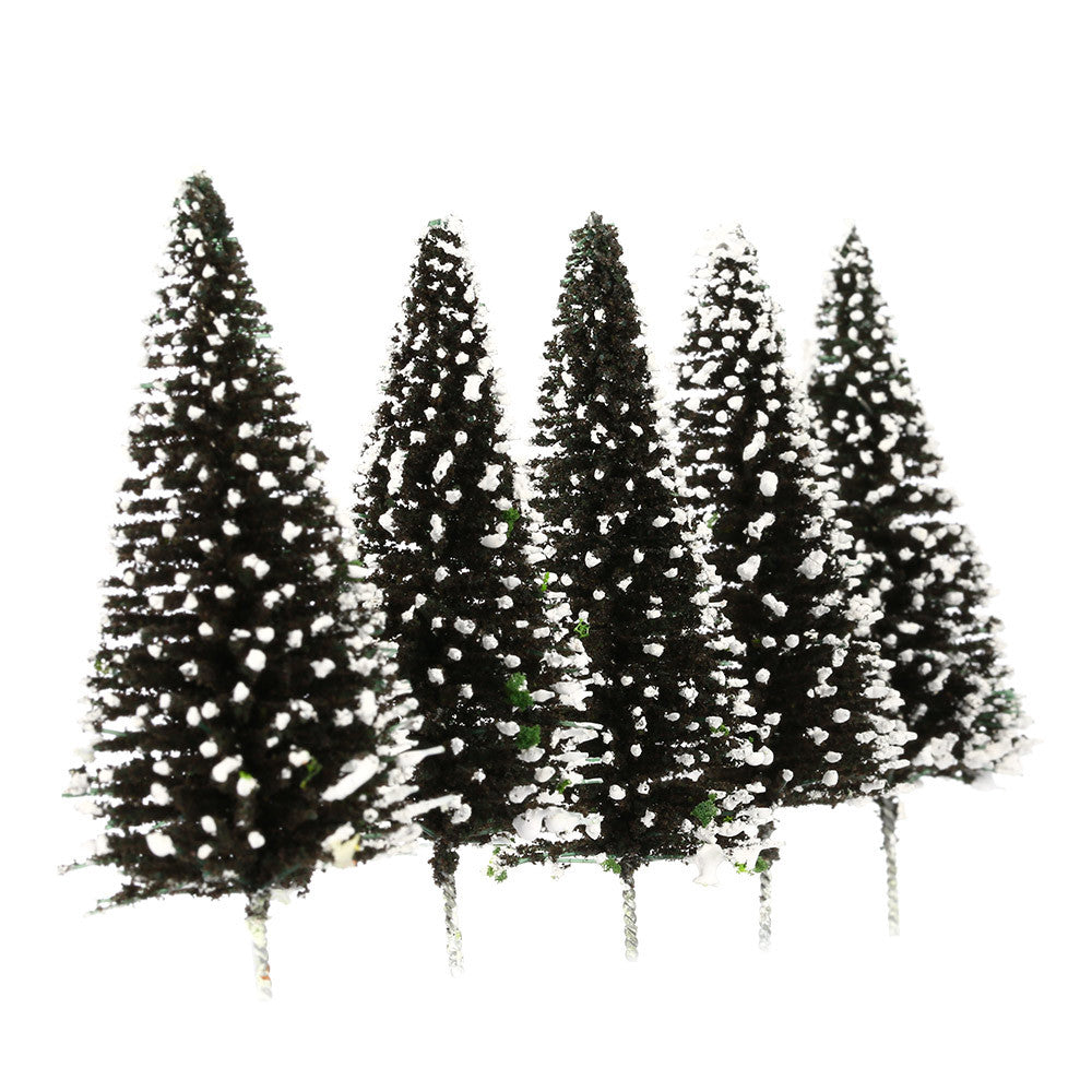 Cedar Trees Model 10pcsArchitectural Model for Railroad Layout Beauty Trees Landscape Scenery Diorama Miniatures Model