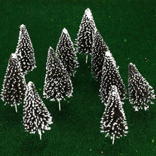Cedar Trees Model 10pcsArchitectural Model for Railroad Layout Beauty Trees Landscape Scenery Diorama Miniatures Model
