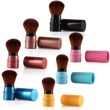 New Design  MIni Soft Makeup Brush Retractable Pro Foundation Cosmetic Blusher Face Powder Brushes Beauty Tools