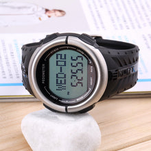 Digital 3D Pedometer Calories Counter Pulsometer Heart Rate Monitor LED Sport Watch