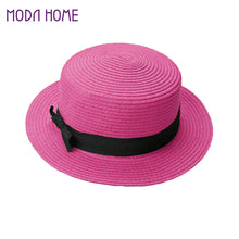 Women Lady Fedora Hat Trilby Bowknot Straw fedora Panama Beach Women Hat feminino