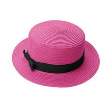 Women Lady Fedora Hat Trilby Bowknot Straw fedora Panama Beach Women Hat feminino