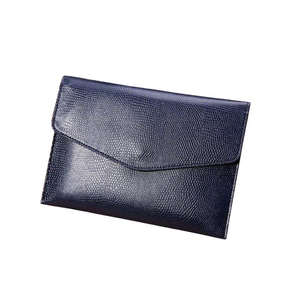 New Fashion Women Men Mini Clutch Wallet PU Leather Clutch Bag With Business Small Card Holder Clutch Coin Purse Blue Clutches