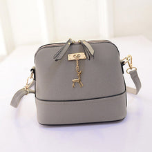 Fashion Women Messenger Bags Ladies Casual Small Shell Leather Crossbody Shoulder Bag Zipper Bag