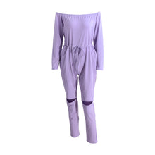 Womens Playsuits Off The Shoulder Slash Neck Casual Bodysuit Elastic Waist Cutout Club Playsuit Rompers