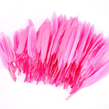 100Pcs/pack Beautiful Goose Feather 4-6 Inches 10-15 cm Pretty Feather DIY Ornaments Goose 65764