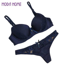 New Lace Lingerie Bra Set Women Sexy Bra Set Push Up Ultra-thin Bras And Underwear Sets Plus size Adjustable Bra And Thong Set