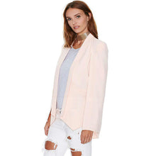 New Ladies Women Long Sleeve Lapel Cape Poncho Office Jacket Cloak Blazer Suit Coat P1