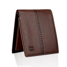 Men's Bifold Business Leather Wallet Card Holder Coin Wallet Purse