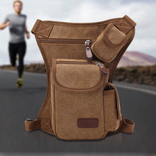 Men's Canvas Hip Belt Bum Fanny Pack Waist Multifunction Leg Bag men women travel Waist Bag Money Belt Bag bolso cintura