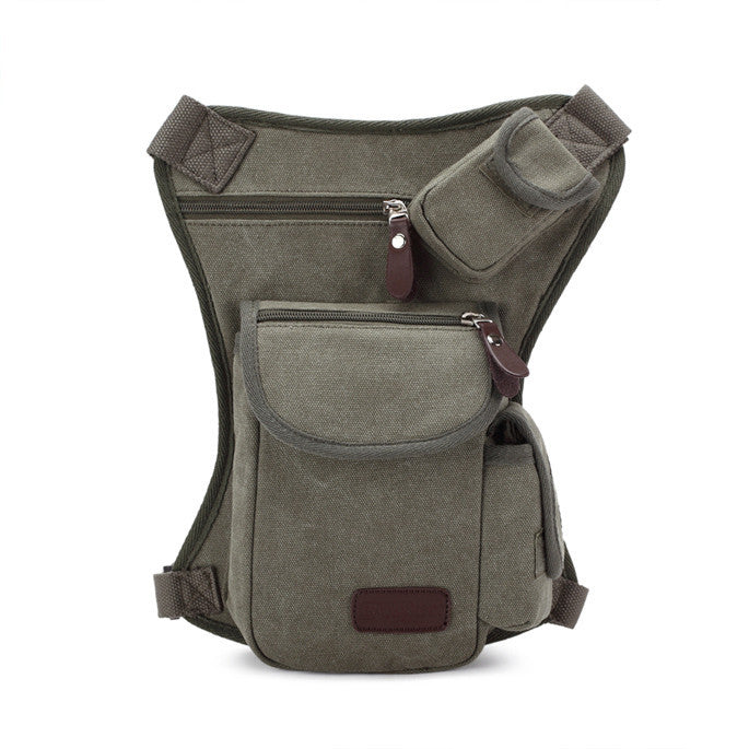 Men's Canvas Hip Belt Bum Fanny Pack Waist Multifunction Leg Bag men women travel Waist Bag Money Belt Bag bolso cintura