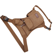 Men's Canvas Hip Belt Bum Fanny Pack Waist Multifunction Leg Bag men women travel Waist Bag Money Belt Bag bolso cintura