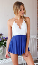 Sexy Women Jumpsuit Lace Patchwork Deep V Neck Cross Backless High Waist Playsuit Rompers Macacao Feminino