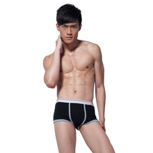 New Soft Pouch Men's Sexy Bulge Boxers Shorts Cotton Solid Underwear Trunks Homme
