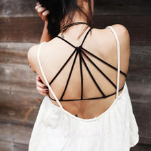 Women Strappy Bra Back Straps Cross Tank Top Trend All Match Crop Top Sexy Top Tiras Costas