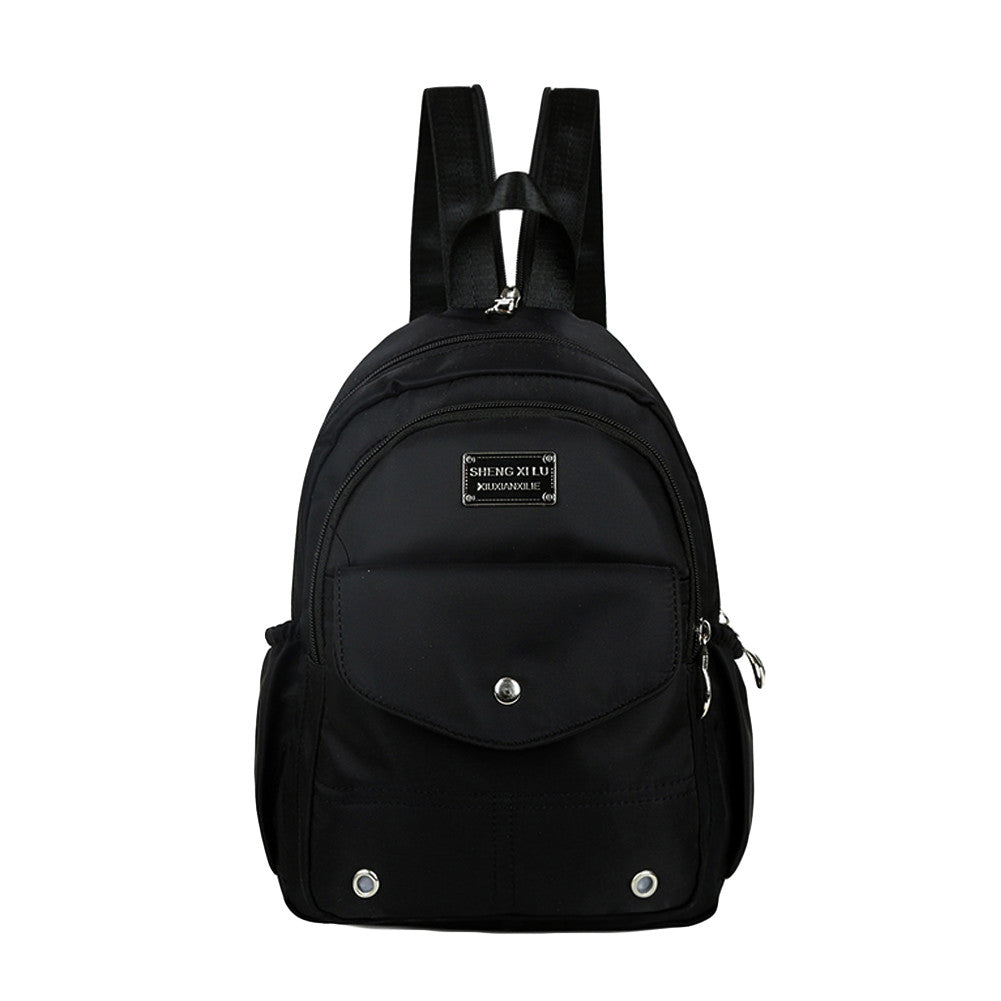 New Unisex Women Men's Waterproof Nylon Backpack Crossbody Bag Multi-Pocket Zipper Shoulder Strap Casual Shoulder Bags Chest Bag
