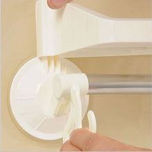 Vogue Bathroom Kitchen Livingroom Towel Hanger Wall Sucker Shelves Rack Holder 78212