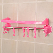 Vogue Bathroom Kitchen Livingroom Towel Hanger Wall Sucker Shelves Rack Holder 78212