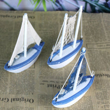 Vogue Nautical Decoration Cloth Sailboat Model Flag Table Ornament 78207