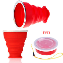 Vogue Outdoor Travel Silicone Retractable Folding Cup Telescopic Collapsible