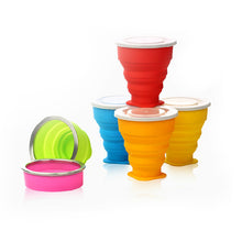 Vogue Outdoor Travel Silicone Retractable Folding Cup Telescopic Collapsible