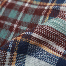 New Women Blanket Oversized Tartan Plaid Scarf Wrap Shawl Poncho Jacket Coat Stole