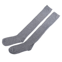 New Women Girl Sexy Thigh High Stocking Over the Knee Cotton Stockings Opaque Knitted 4 Colors PY8