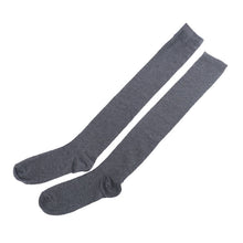New Women Girl Sexy Thigh High Stocking Over the Knee Cotton Stockings Opaque Knitted 4 Colors PY8
