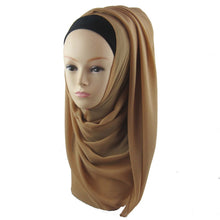 New Women's Chiffon Muslim Long Soft Hijab Rivet Islamic Scarf Wrap Shawl PY3