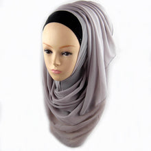 New Women's Chiffon Muslim Long Soft Hijab Rivet Islamic Scarf Wrap Shawl PY3