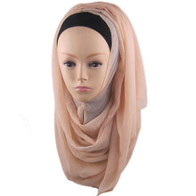 New Women's Chiffon Muslim Long Soft Hijab Rivet Islamic Scarf Wrap Shawl PY3