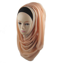New Women's Chiffon Muslim Long Soft Hijab Rivet Islamic Scarf Wrap Shawl PY3