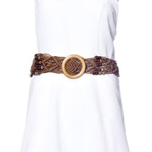 brand Waistband Charm Women Rope Braided Waist Belt Hollow out for girls fashion Accessory