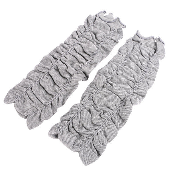 Newborn Baby Boy Girls Infant Wrinkled Leggings Socks Kids Leg Warmers Knee Pad Y8