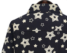 Vintage Women Stars Print Dresses vestido casual Printed Girls Long Sleeve Basic Dress Elastic Waist Vestidos