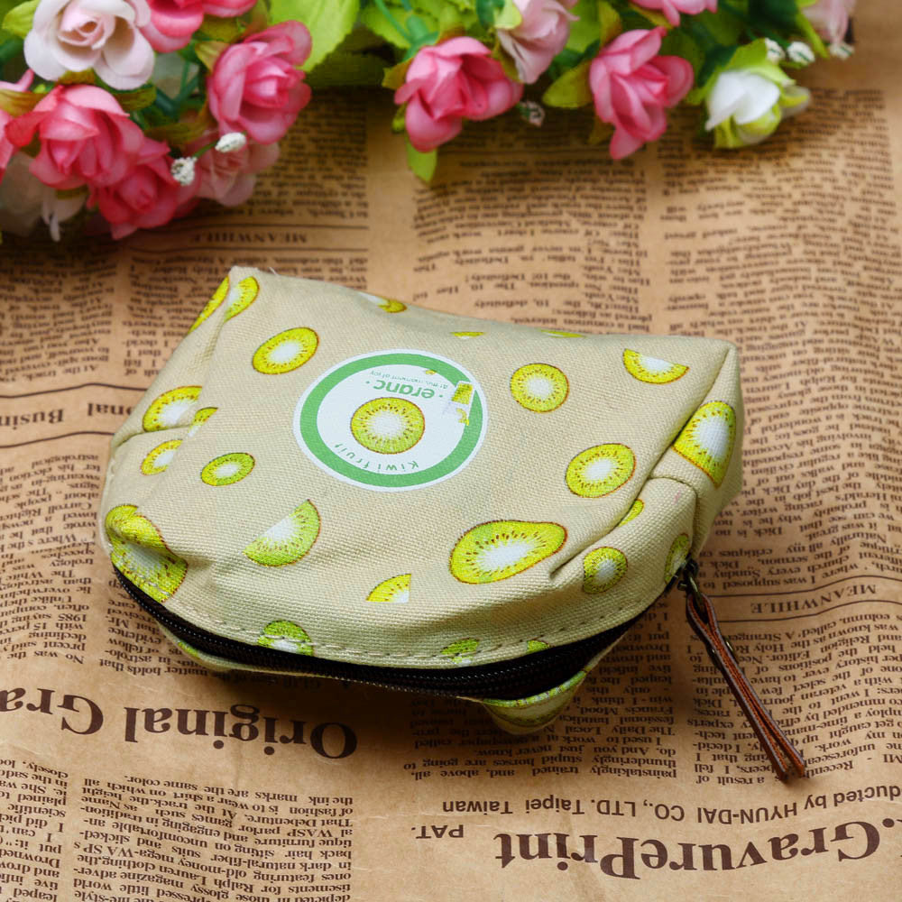 Nice Creative Popular Children Girls Cute Fruit Coin Purse Wallet Bag Change Pouch Key Holder Purses Mini Money Bags Wallets