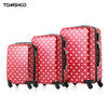 Patterned Suitcases Sets Kids Children Bagages Roulettes Designer Hard Shell Luggage Women Retro Travel Set Trolley 20"/24"/28"