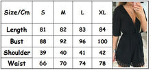 Plunging V-Neck Jumpsuits Rompers Shorts Women Lace Playsuits Casual Loose Plus Size Overalls Lace Playsuits GV239