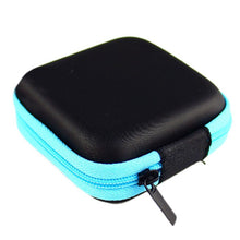 Portable Mini Round Storage Case Bag for Earphone Headphone SD TF Cards Cable Cord Wire Keys Storage