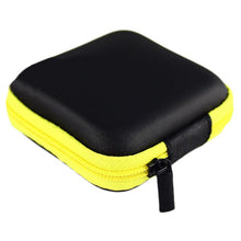 Portable Mini Round Storage Case Bag for Earphone Headphone SD TF Cards Cable Cord Wire Keys Storage