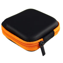 Portable Mini Round Storage Case Bag for Earphone Headphone SD TF Cards Cable Cord Wire Keys Storage