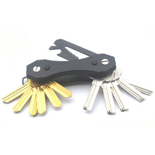 Pro Keychain Clip Key Outdoor Multi Function Organize Up To 30 Keys Dual LED Lights Built In Bottle Opener Kits Tool LE2