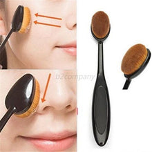 Pro Oval Brush Makeup Cosmetic Foundation Liquid Cream Powder Blush Pigment Tool Y8