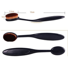 Pro Oval Brush Makeup Cosmetic Foundation Liquid Cream Powder Blush Pigment Tool Y8